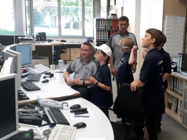 Besichtigung der ENRW Leistelle